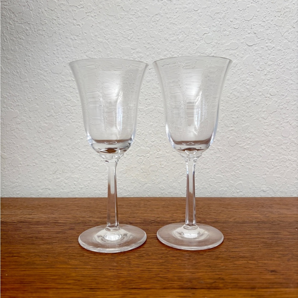 Vintage Lenox “Hayworth” Wine Glasses - Set of 8